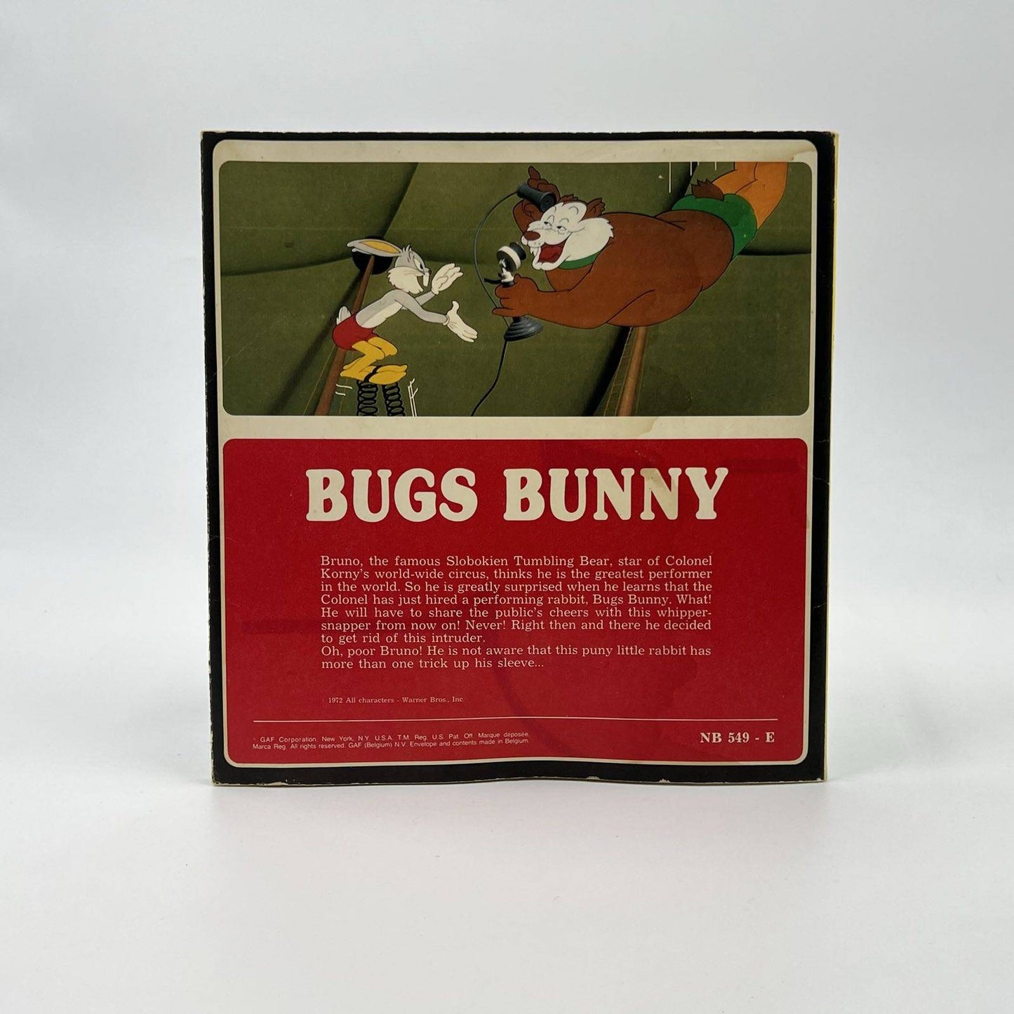 View-Master 3-reel packet "Bugs Bunny in Big Top Bunny with Bruno" (NB 549-E)